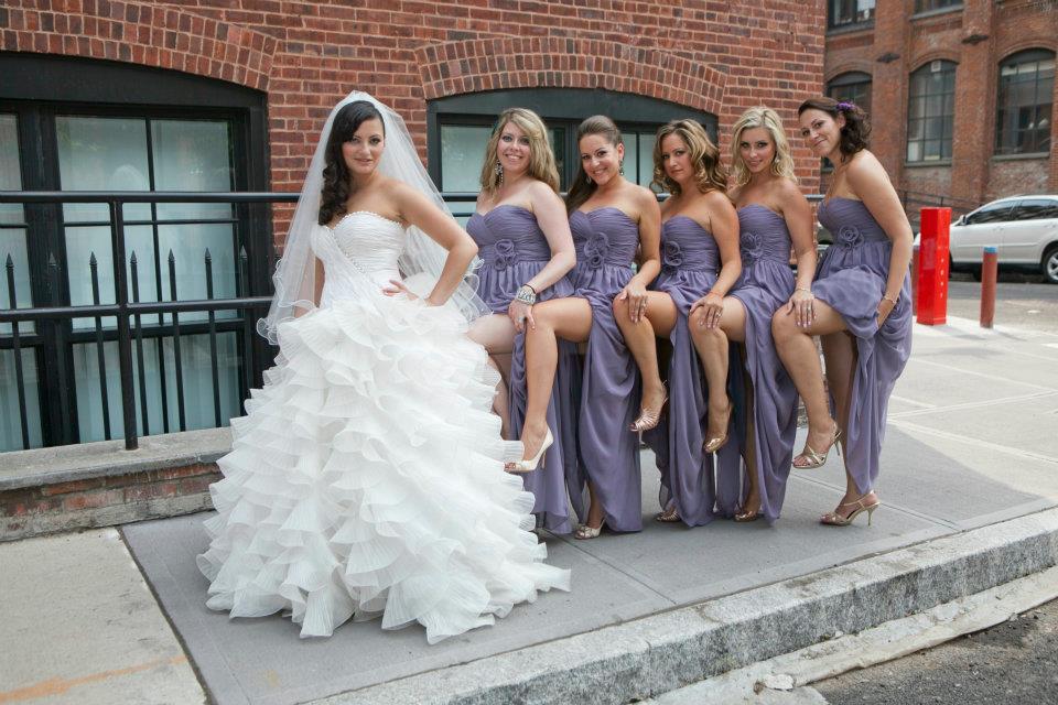 awkward bridesmaids photos.